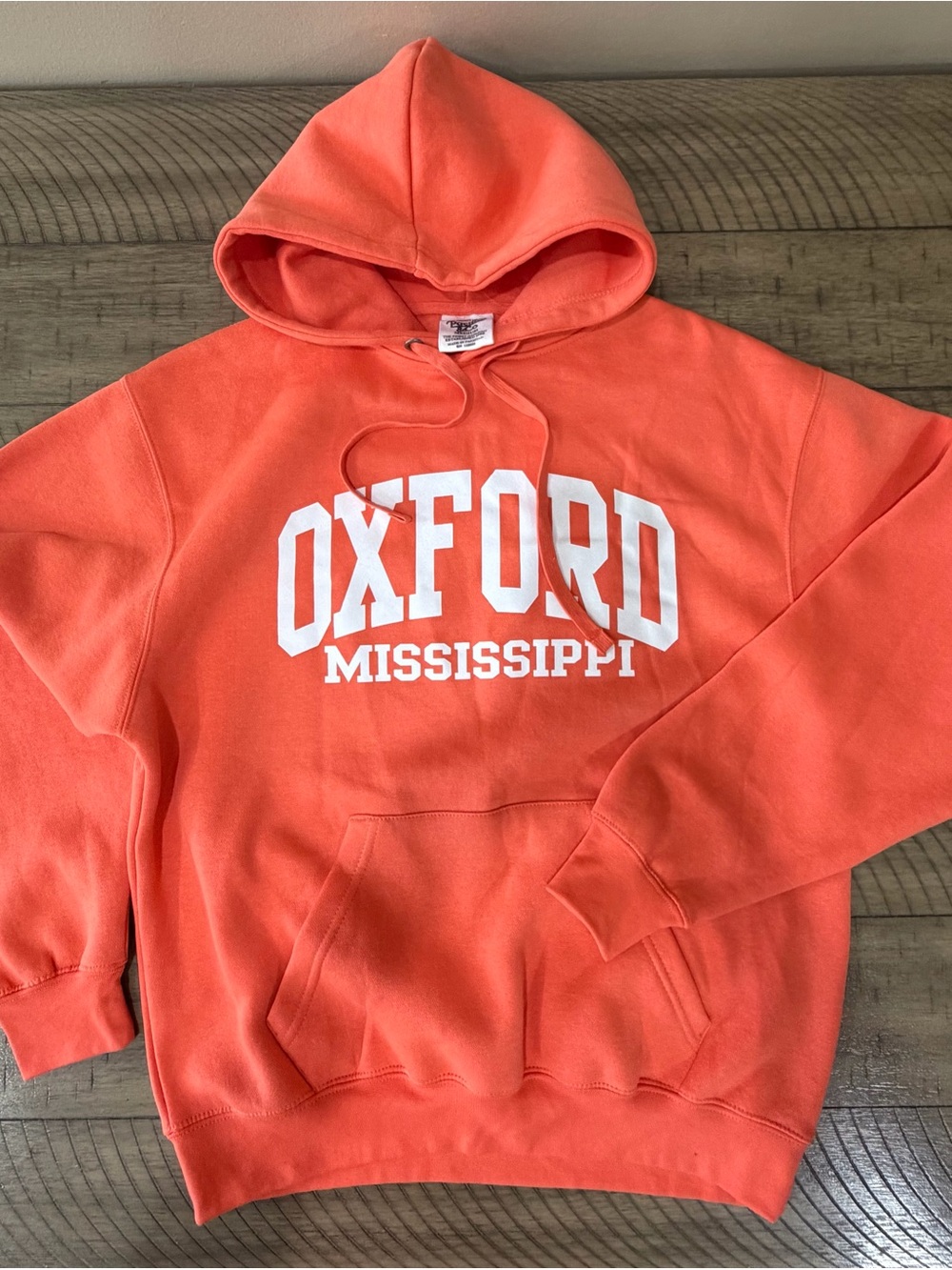 Oxford Mississippi Orange Pullover Hoodie
